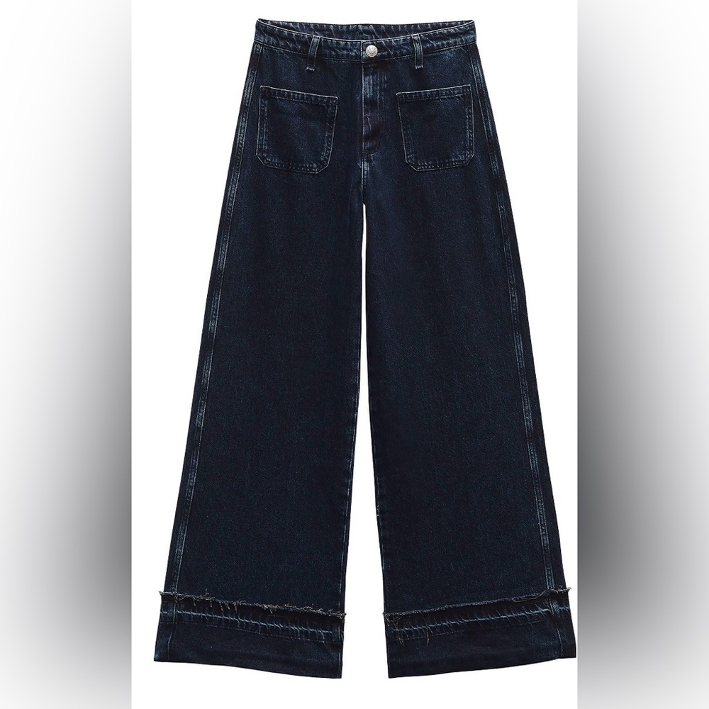 rag & bone Dark Blue Flare Jeans